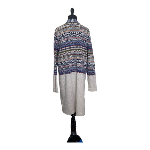 Mirasol long sleeves lambswool long open cardigan size Large - Picture 3 of 10